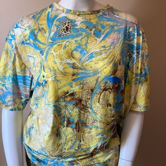 NWT Fashion Nova In a Daze Biker Short Set - Yellow - Size 1X - Picture 9 of 16